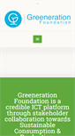 Mobile Screenshot of greeneration.org
